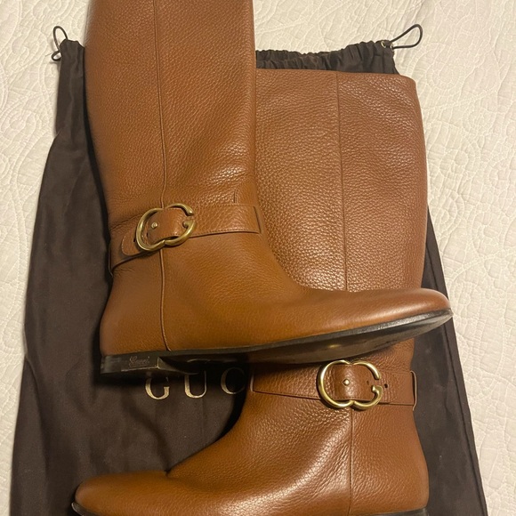 Gucci Brown leather Riding Boots - Picture 7 of 8
